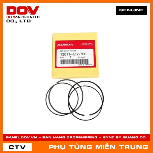 BỘ XÉC MĂNG TIÊU CHUẨN (0.00) HONDA CHÍNH HÃNG (MÃ: 13011KZY700) — 13011KZY700