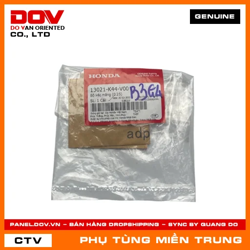 BỘ XÉC MĂNG (0.25) HONDA CHÍNH HÃNG (MÃ: 13021K44V00) — 13021K44V00