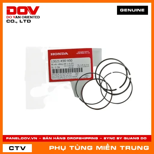 BỘ XÉC MĂNG CỐT 1 (0.25) HONDA CHÍNH HÃNG (MÃ: 13021K90V00) — 13021K90V00