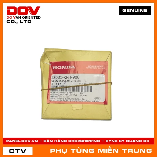 BỘ XÉC MĂNG CỐT 2 (0.50) HONDA CHÍNH HÃNG (MÃ: 13031KPH900) — 13031KPH900