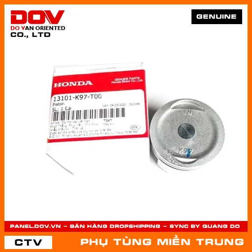 PISTON HONDA CHÍNH HÃNG (MÃ: 13101K97T00) — 13101K97T00