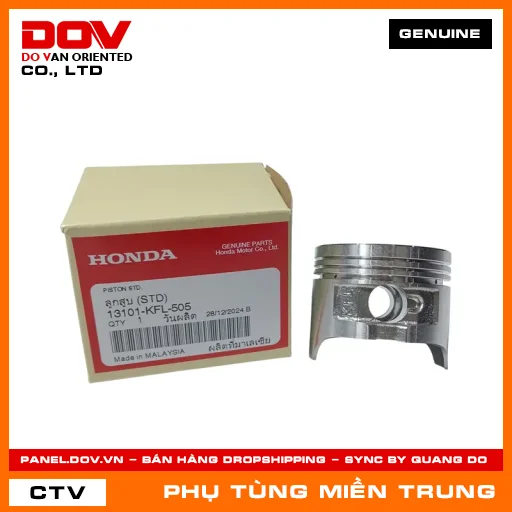 PISTON (STD) HONDA CHÍNH HÃNG (MÃ: 13101KFL505) — 13101KFL505