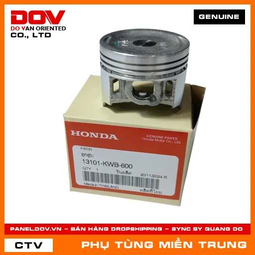 PISTON TIÊU CHUẨN (0.00) HONDA CHÍNH HÃNG (MÃ: 13101KWB600) — 13101KWB600
