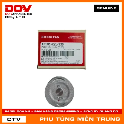PISTON TIÊU CHUẨN (0.00) HONDA CHÍNH HÃNG (MÃ: 13101KZL930) — 13101KZL930