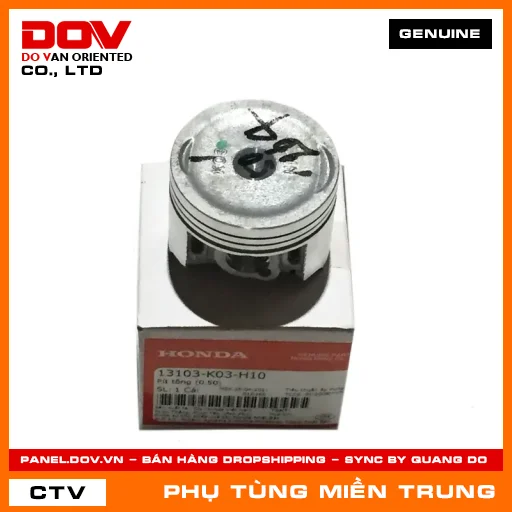 PISTON (0.5) HONDA CHÍNH HÃNG (MÃ: 13103K03H10) — 13103K03H10
