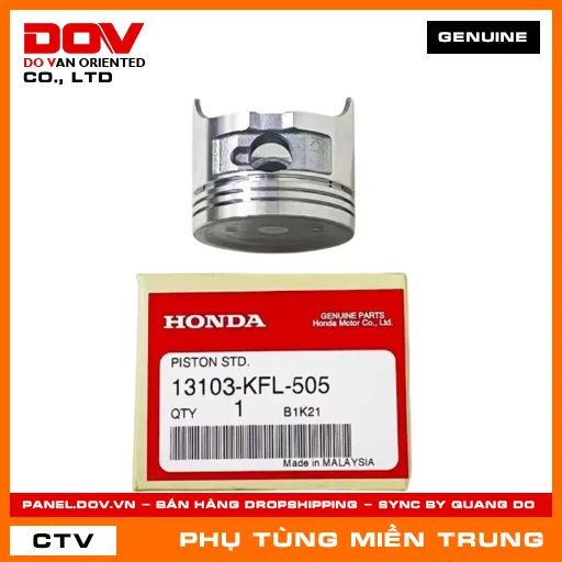 PISTON (0.50) HONDA CHÍNH HÃNG (MÃ: 13103KFL505) — 13103KFL505