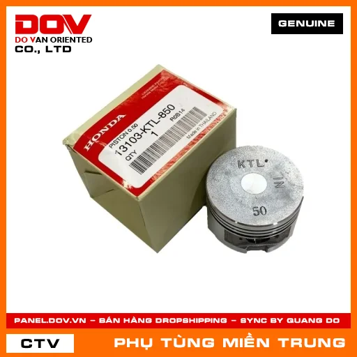 PISTON CỐT 2 (0.50) HONDA CHÍNH HÃNG (MÃ: 13103KTL850) — 13103KTL850