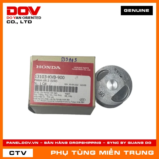 PISTON CỐT 2 (0.50) HONDA CHÍNH HÃNG (MÃ: 13103KWN902) — 13103KWN902