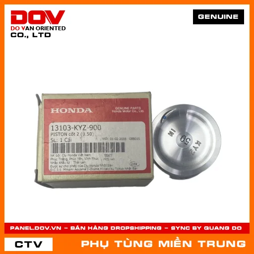 PISTON CỐT 2 (0.50) HONDA CHÍNH HÃNG (MÃ: 13103KYZ900) — 13103KYZ900