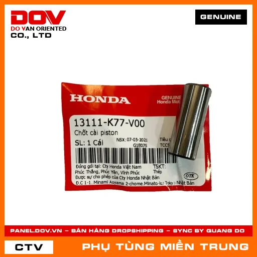 CHỐT CÀI PISTON HONDA CHÍNH HÃNG (MÃ: 13111K77V00) — 13111K77V00