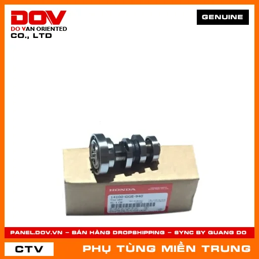 TRỤC CAM HONDA CHÍNH HÃNG (MÃ: 14100GGE940) — 14100GGE940