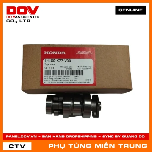 TRỤC CAM HONDA CHÍNH HÃNG (MÃ: 14100K77V00) — 14100K77V00