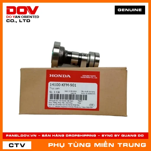 TRỤC CAM HONDA CHÍNH HÃNG (MÃ: 14100KFM901) — 14100KFM901