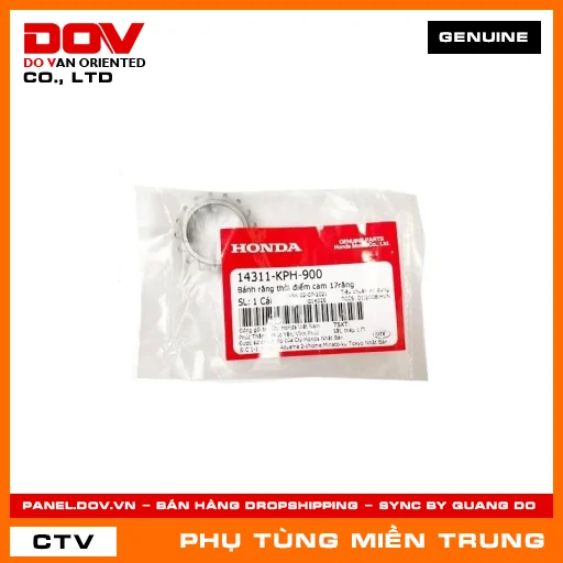 BÁNH RĂNG THỜI ĐIỂM CAM 17RĂNG HONDA CHÍNH HÃNG (MÃ: 14311KPH900) — 14311KPH900