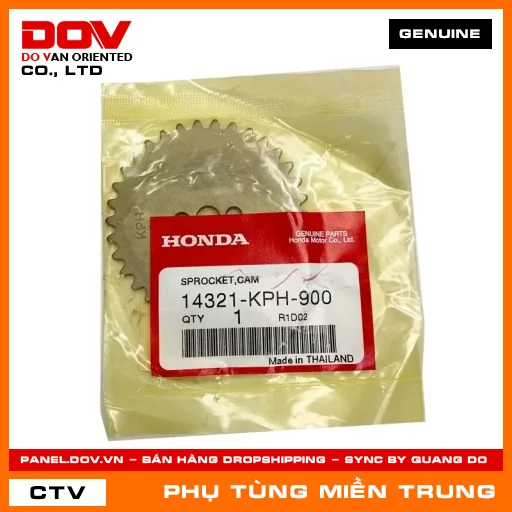 BÁNH RĂNG CAM (34RĂNG) HONDA CHÍNH HÃNG (MÃ: 14321KPH900) — 14321KPH900
