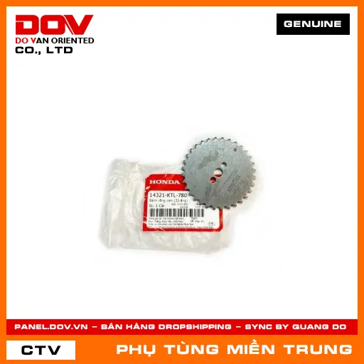 BÁNH RĂNG CAM (32 RĂNG) HONDA CHÍNH HÃNG (MÃ: 14321KTL780) — 14321KTL780