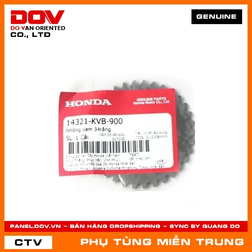 NHÔNG CAM 34RĂNG HONDA CHÍNH HÃNG (MÃ: 14321KVB900) — 14321KVB900