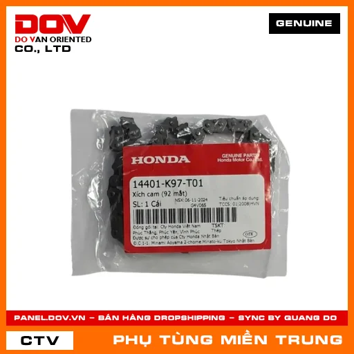 XÍCH CAM (92 MẮT) HONDA CHÍNH HÃNG (MÃ: 14401K97T01) — 14401K97T01