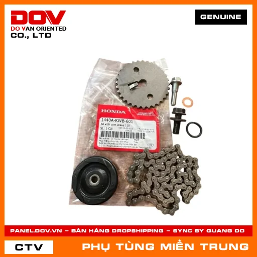 BỘ XÍCH CAM WAVE 110 HONDA CHÍNH HÃNG (MÃ: 1440AKWB601) — 1440AKWB601