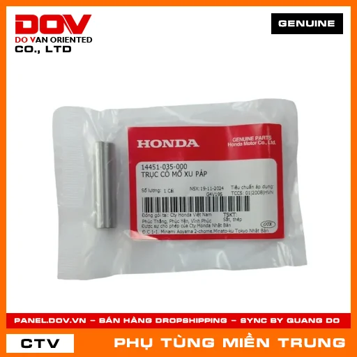 TRỤC CÒ MỔ XU PÁP HONDA CHÍNH HÃNG (MÃ: 14451035000) — 14451035000