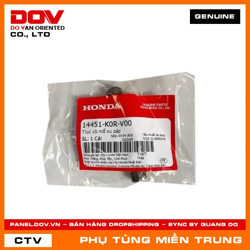 TRỤC CÒ MỔ XU PÁP HONDA CHÍNH HÃNG (MÃ: 14451K0RV00) — 14451K0RV00