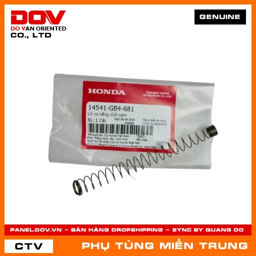 LÒ XO CĂNG XÍCH CAM HONDA CHÍNH HÃNG (MÃ: 14541GB4681) — 14541GB4681