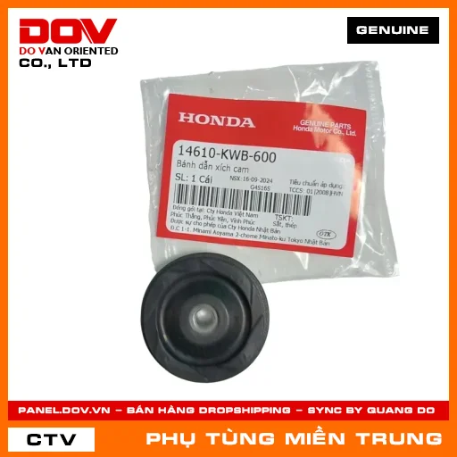 BÁNH DẪN XÍCH CAM HONDA CHÍNH HÃNG (MÃ: 14610KWB600) — 14610KWB600