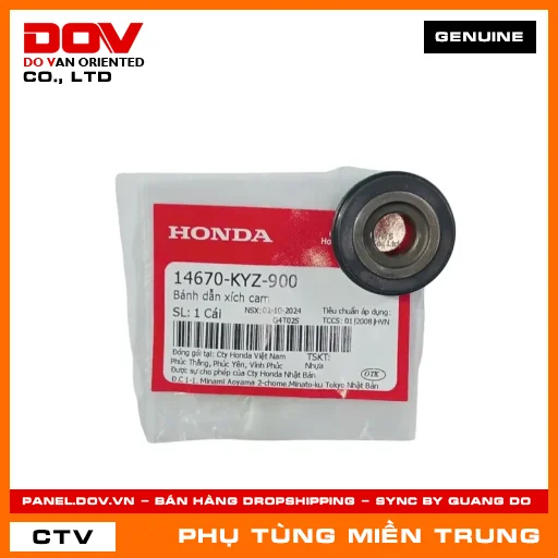 BÁNH DẪN XÍCH CAM HONDA CHÍNH HÃNG (MÃ: 14670KYZ900) — 14670KYZ900