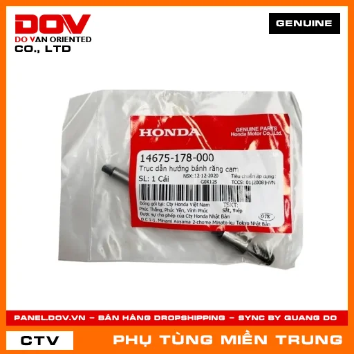 TRỤC DẪN HƯỚNG BÁNH RĂNG CAM HONDA CHÍNH HÃNG (MÃ: 14675178000) — 14675178000
