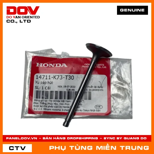 XU PÁP HÚT HONDA CHÍNH HÃNG (MÃ: 14711K73T30) — 14711K73T30