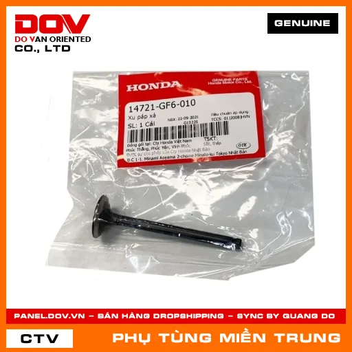 XU PÁP XẢ HONDA CHÍNH HÃNG (MÃ: 14721GF6010) — 14721GF6010