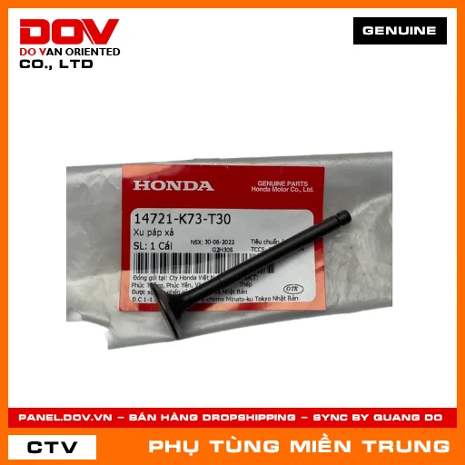 XU PÁP XẢ HONDA CHÍNH HÃNG (MÃ: 14721K73T30) — 14721K73T30