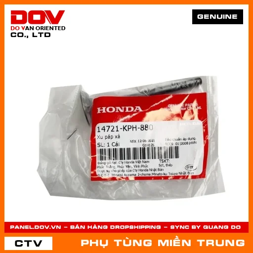 XU PÁP XẢ HONDA CHÍNH HÃNG (MÃ: 14721KPH880) — 14721KPH880