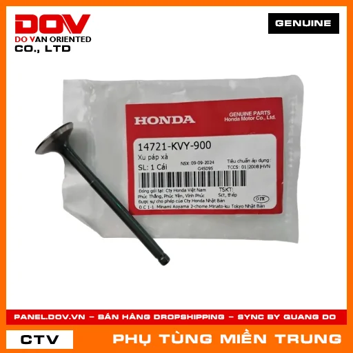 XU PÁP XẢ HONDA CHÍNH HÃNG (MÃ: 14721KVY900) — 14721KVY900