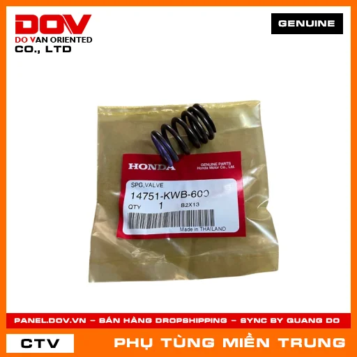 LÒ XO NGOÀI XU PÁP HONDA CHÍNH HÃNG (MÃ: 14751KWB600) — 14751KWB600