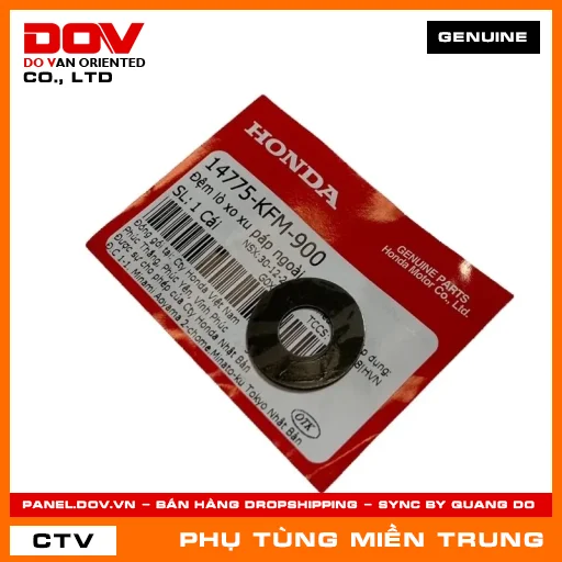 ĐỆM LÒ XO XU PÁP NGOÀI HONDA CHÍNH HÃNG (MÃ: 14775KFM900) — 14775KFM900