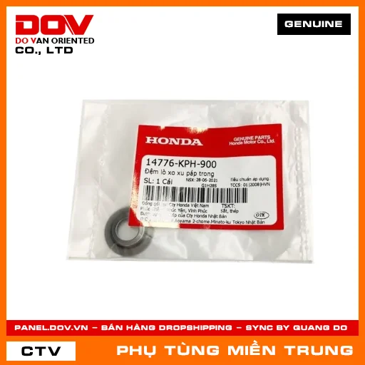 ĐỆM LÒ XO XU PÁP TRONG HONDA CHÍNH HÃNG (MÃ: 14776KPH900) — 14776KPH900