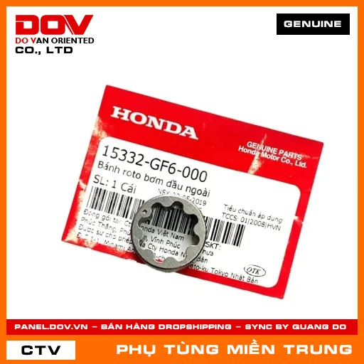 BÁNH ROTO BƠM DẦU NGOÀI HONDA CHÍNH HÃNG (MÃ: 15332GF6000) — 15332GF6000