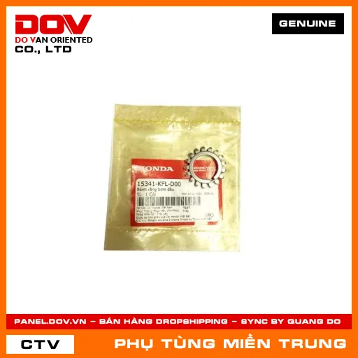 BÁNH RĂNG BƠM DẦU HONDA CHÍNH HÃNG (MÃ: 15341KFLD00) — 15341KFLD00