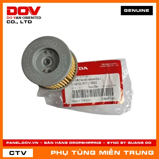 LỌC DẦU HONDA CHÍNH HÃNG (MÃ: 15410KYJ902) — 15410KYJ902