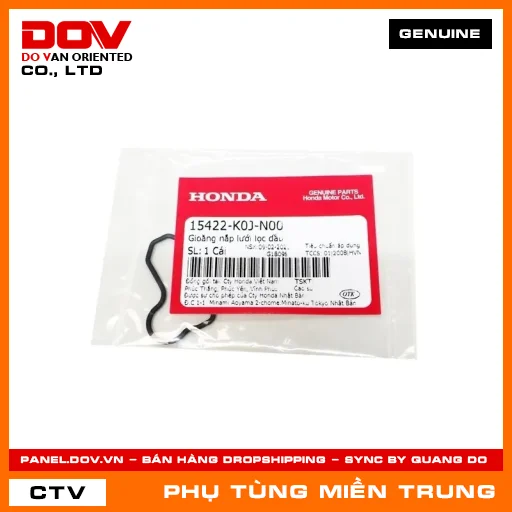 GIOĂNG NẮP LƯỚI LỌC DẦU HONDA CHÍNH HÃNG (MÃ: 15422K0JN00) — 15422K0JN00