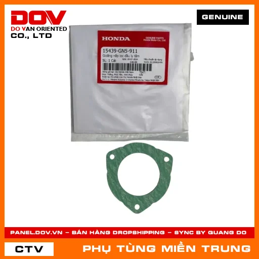 GIOĂNG NẮP LỌC DẦU LY TÂM HONDA CHÍNH HÃNG (MÃ: 15439GN5911) — 15439GN5911