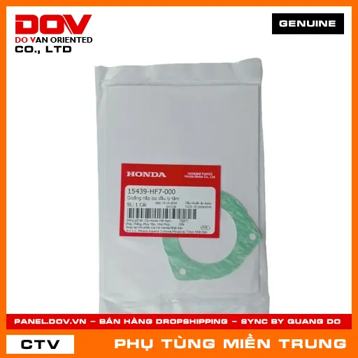 GIOĂNG NẮP LỌC DẦU LY TÂM HONDA CHÍNH HÃNG (MÃ: 15439HF7000) — 15439HF7000