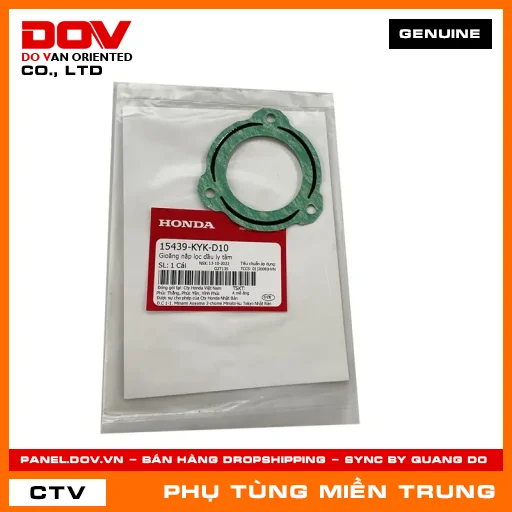 GIOĂNG NẮP LỌC DẦU LY TÂM HONDA CHÍNH HÃNG (MÃ: 15439KYKD10) — 15439KYKD10