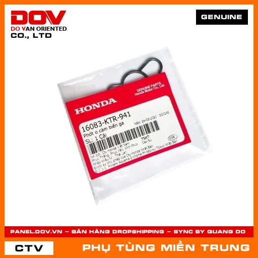 PHỚT O CẢM BIẾN GA HONDA CHÍNH HÃNG (MÃ: 16083KTR941) — 16083KTR941
