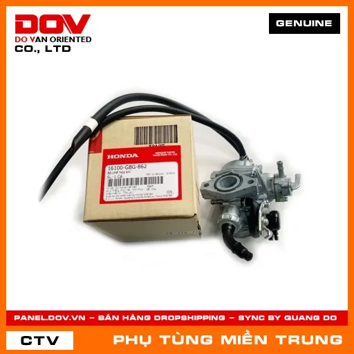 BỘ CHẾ HÒA KHÍ HONDA CHÍNH HÃNG (MÃ: 16100GBG862) — 16100GBG862