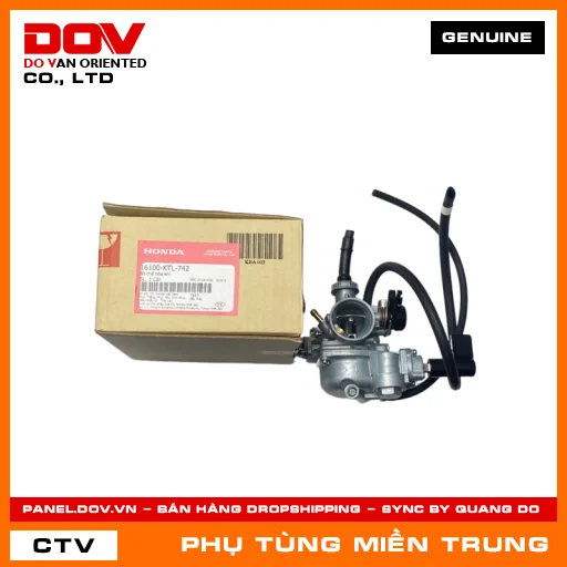 BỘ CHẾ HÒA KHÍ HONDA CHÍNH HÃNG (MÃ: 16100KTL742) — 16100KTL742
