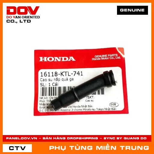 CAO SU NẮP QUẢ GA HONDA CHÍNH HÃNG (MÃ: 16118KTL741) — 16118KTL741