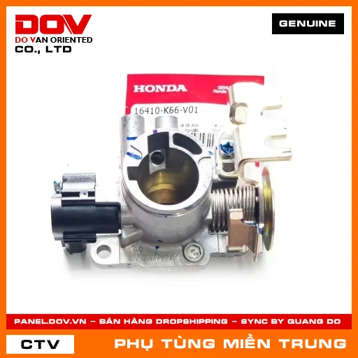 THÂN GA HONDA CHÍNH HÃNG (MÃ: 16410K66V01) — 16410K66V01