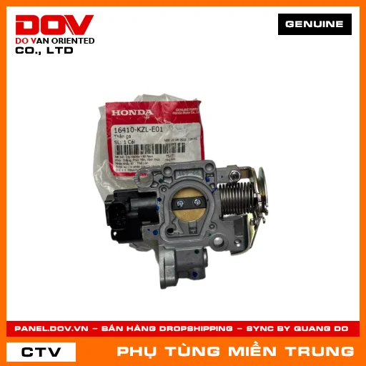 THÂN GA HONDA CHÍNH HÃNG (MÃ: 16410KZLE01) — 16410KZLE01